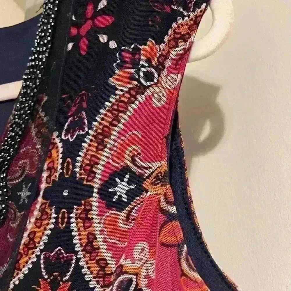 Allison Daley Women’s Size 12 Multi-colored Slip Dress Comfy - Picture 5 of 6